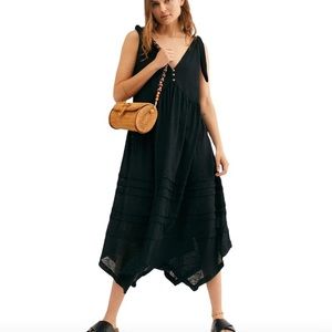 Free People Black Bay Breeze Maxi Dress
